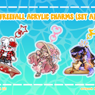 FREEFALL Acrylic Charms (Set A)