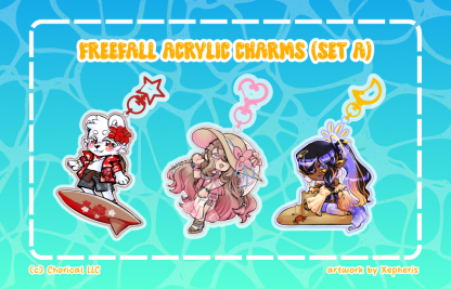 FREEFALL Acrylic Charms (Set A)