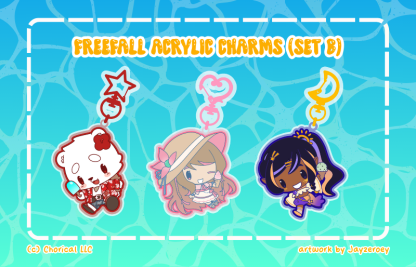 FREEFALL Acrylic Charms (Set B)